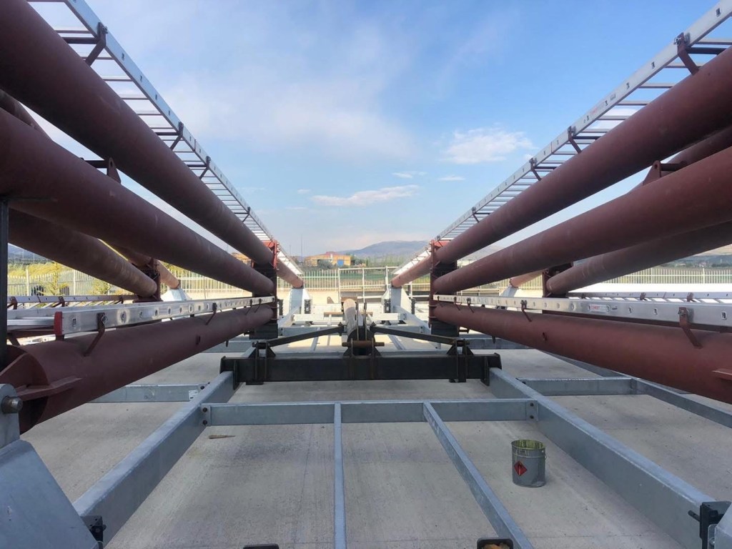 Part of the construction of the Ferris wheel in Türkiye. 
