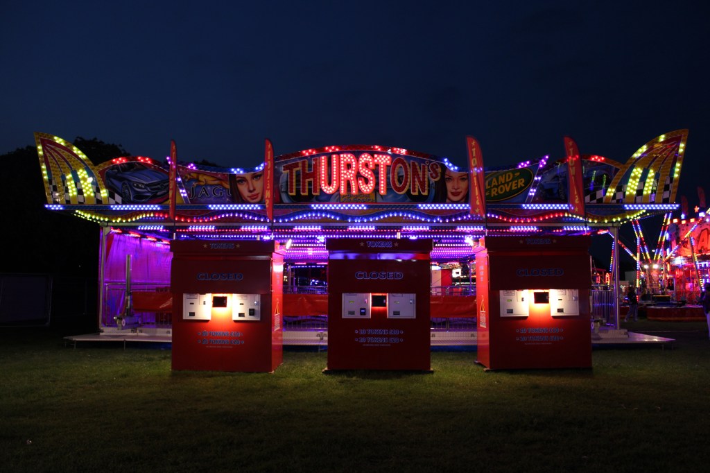 Stanley Thurston's fair ground ticket machine.